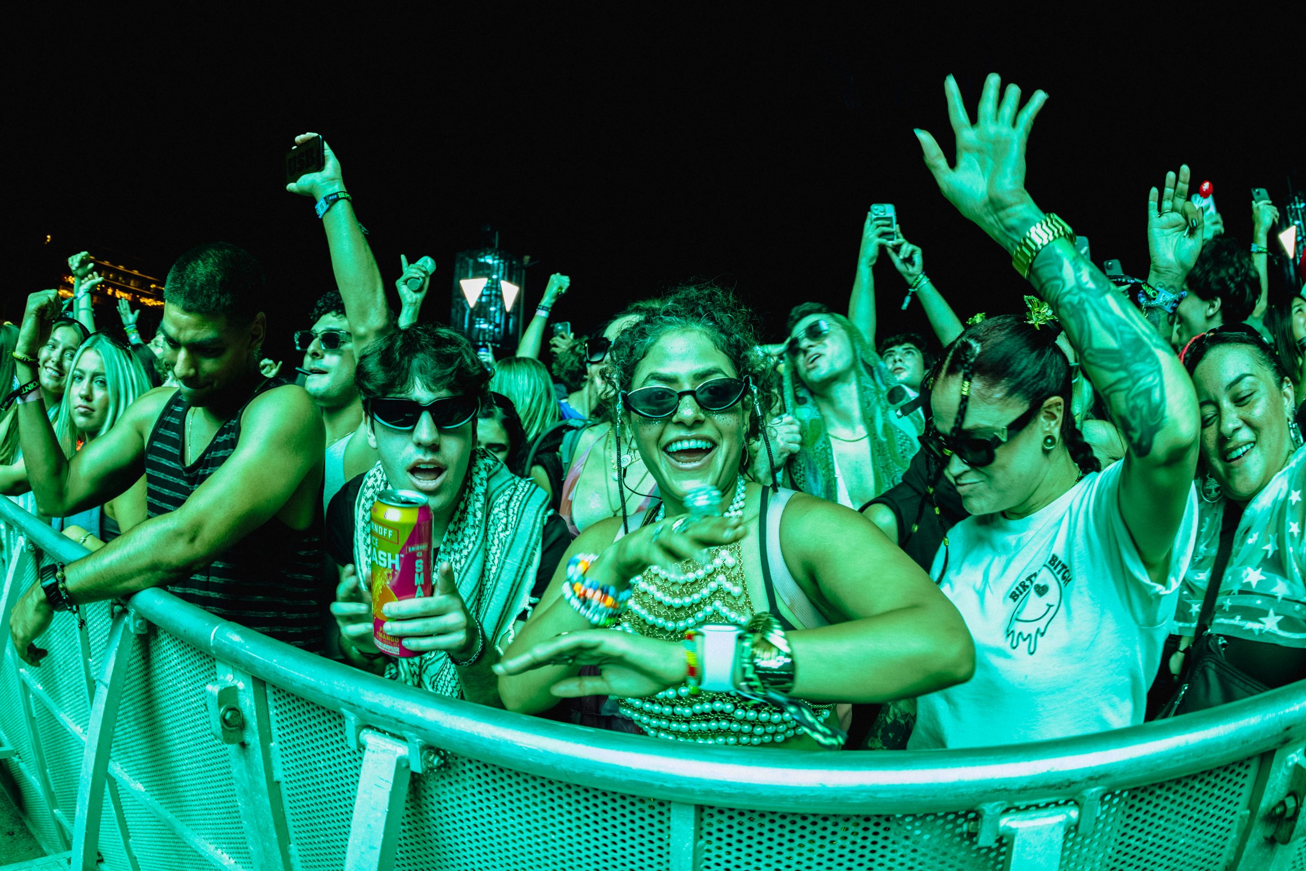 Crowd on the rail at III Points